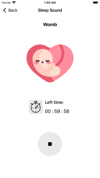 Baby Sleep Sounds Bedtime Fan Screenshot