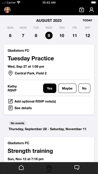 Niagara Sport & Social Club Screenshot