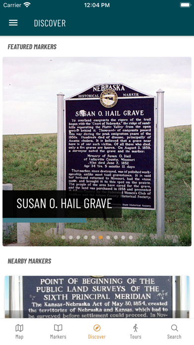 Explore Nebraska History Screenshot