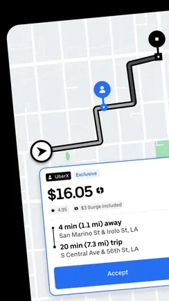 Uber - Driver: Drive & Deliver iPhone image 1