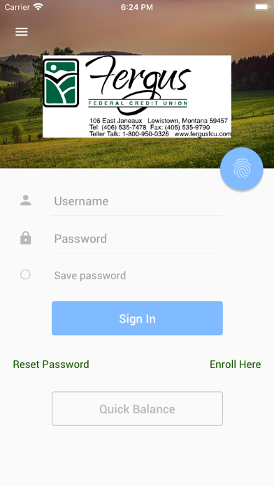 Fergus Federal CU Screenshot