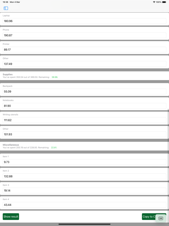 Screenshot #5 pour Frais de Rentrée Scolaire