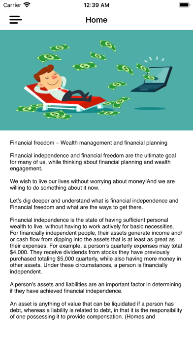 Passive income Cash flow guide Screenshot