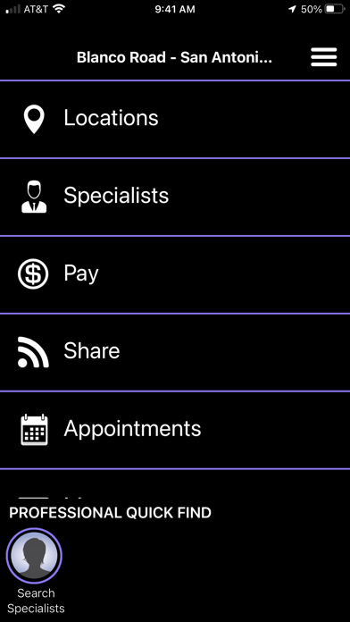 VISTA Salon Suites Screenshot
