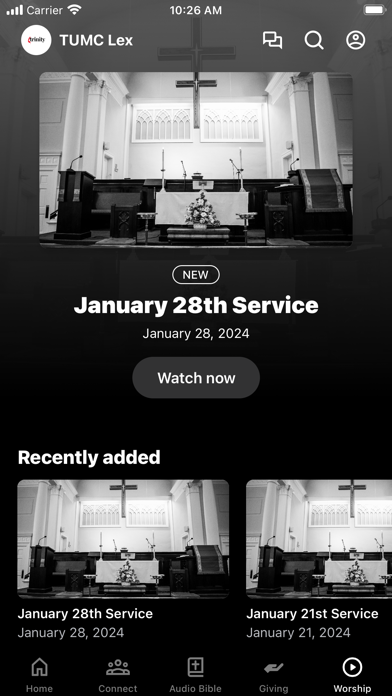 Trinity UMC Lexington, VA Screenshot