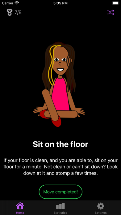 Screenshot 3 of Let's get Moving App