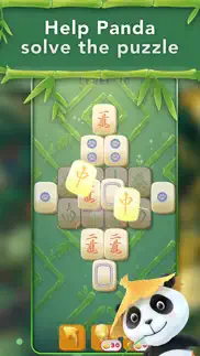 mahjong panda solitaire games iphone screenshot 1
