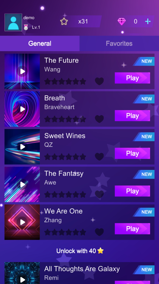 #3. Dream Tiles Piano (iOS) Podle: SENSOR NOTES JOINT STOCK COMPANY