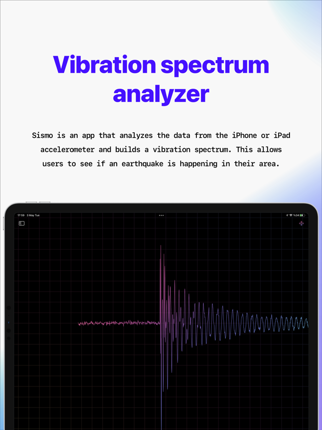 ‎Sismo: Vibration Meter & Alert Screenshot