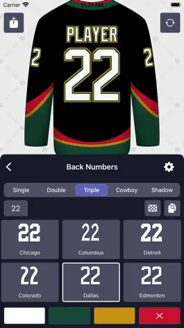 Game screenshot JerseyStudio - Hockey Design hack
