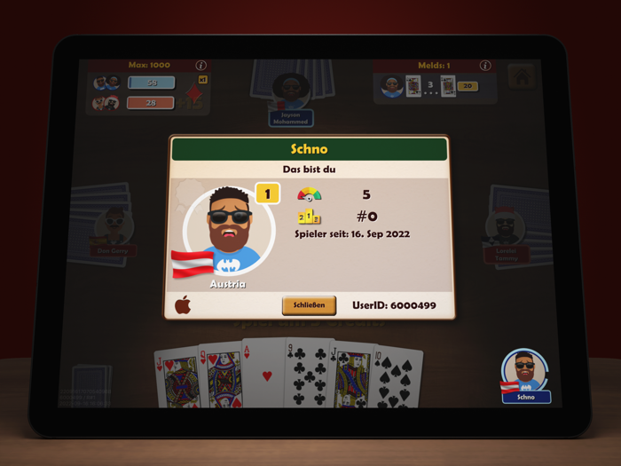 Jassen Online - Schieber Jass