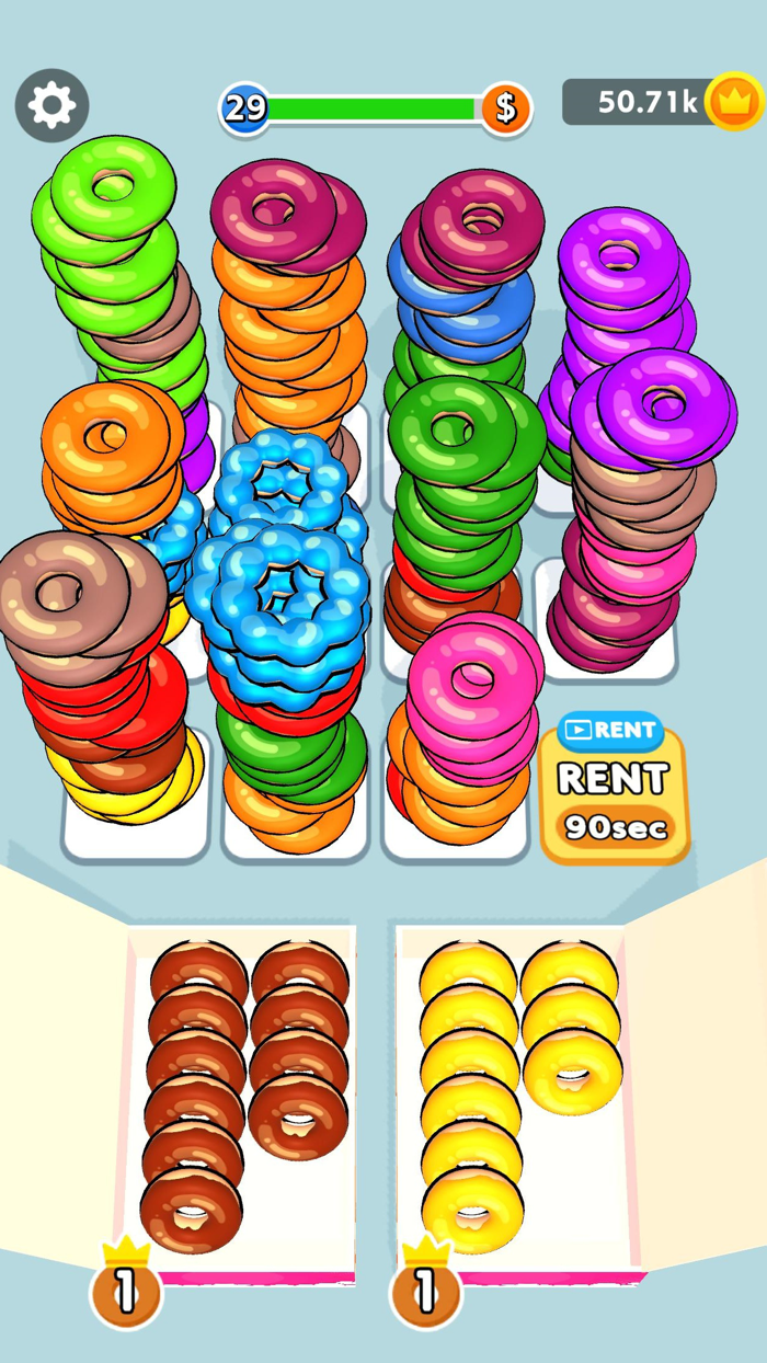 Donut Sort Master