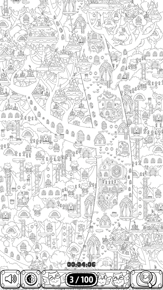 #1. Find 100 Hidden Owls (iOS) 由: MoFunZone Inc