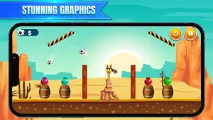 Bottle Shooter Sling Shot Game screenshot 4