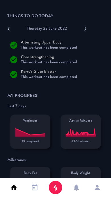 Ignite Fitness Online Screenshot