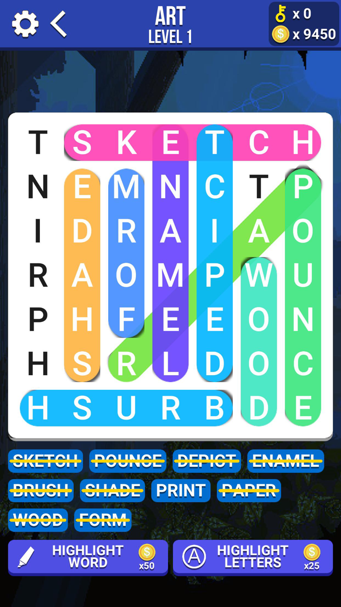 Word Search - Quest Puzzle