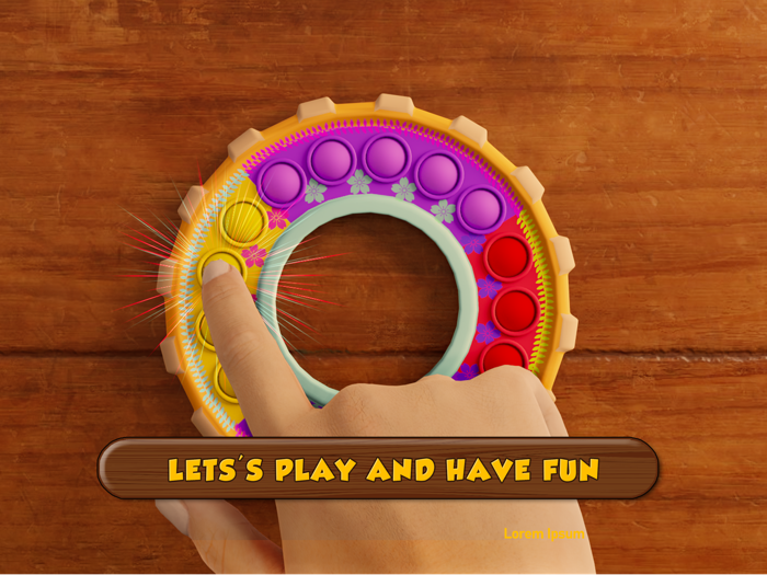 Fidget Toys 3D Color Pop ASMR