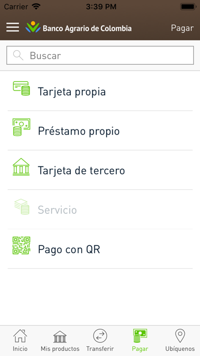 Banco Agrario App Screenshot