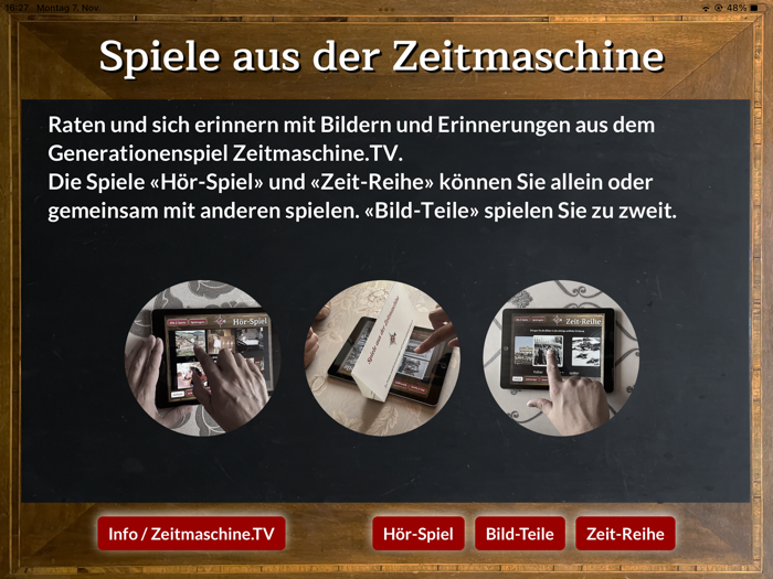 Zeitmaschine Spiele
