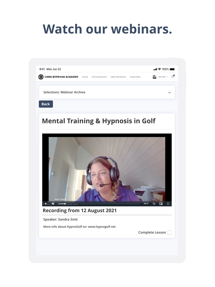 Omni Hypnosis Academy ENGLISH