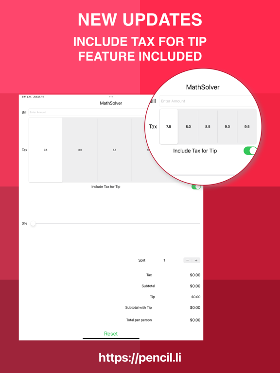 Screenshot #5 pour Maths Solver: percent tax tip