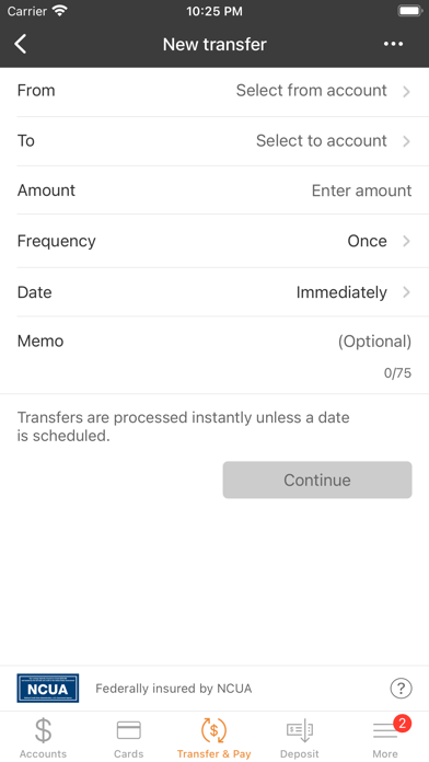 Cosden FCU Screenshot