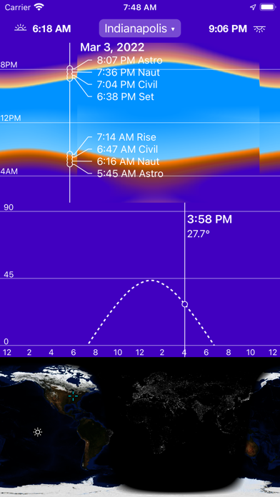 Sunrise Solar Calculator Screenshot