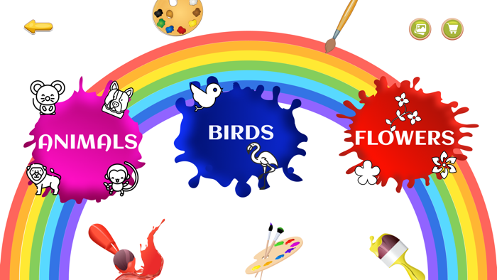 Coloring book kids learning