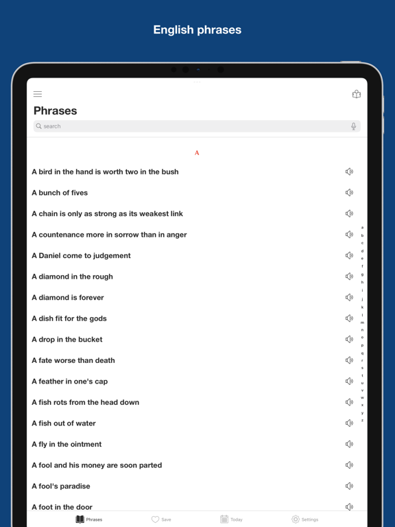 Screenshot #4 pour Dictionary of Phrase Origins