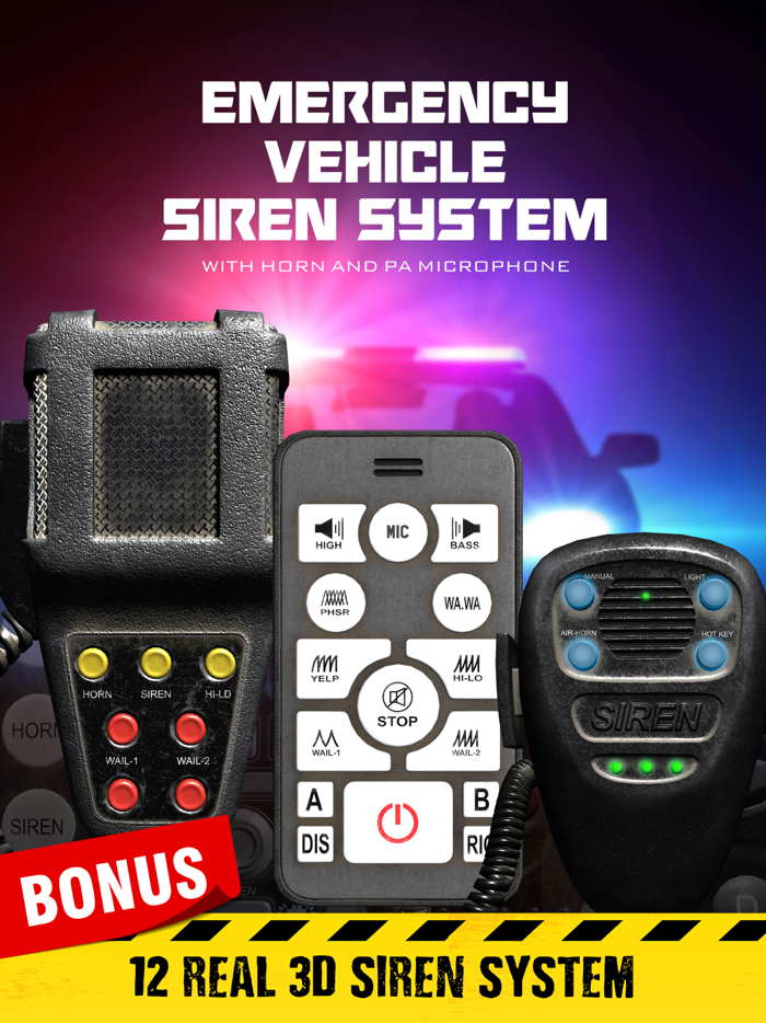 Emergency vehicle siren pro