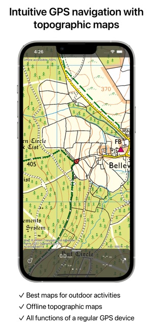 GPS Topographic maps on App Store
