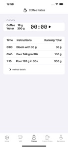 Coffee Ratios screenshot #3 for iPhone