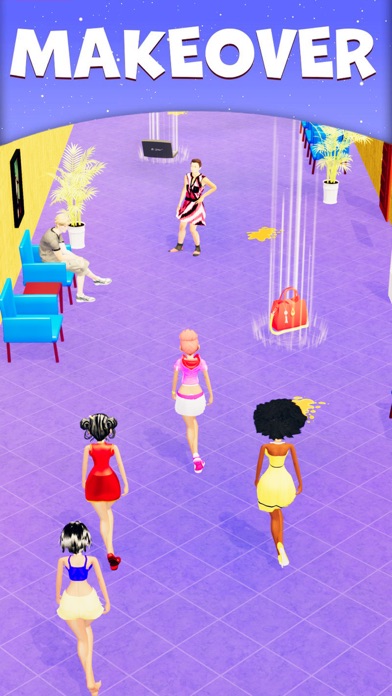 Girls Fashion Run 3D Screenshot