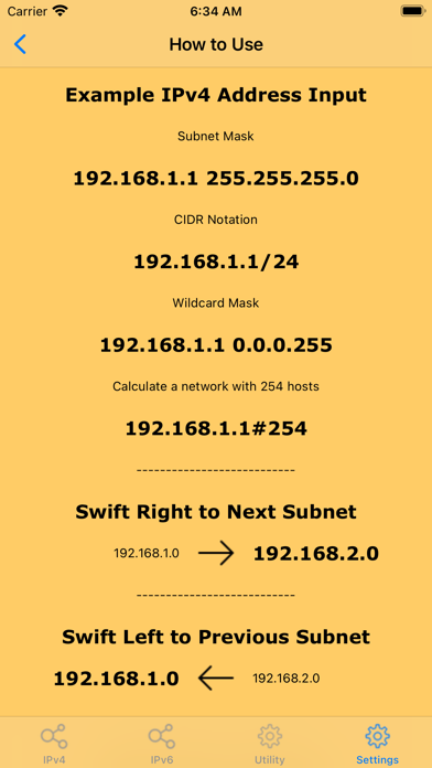 Screenshot #3 pour IP and Subnet Calculator Pro