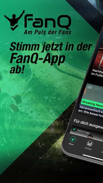 FanQ - Die Fussball Voting App Screenshot