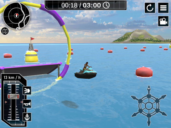 Boat simulator Beyond the sea