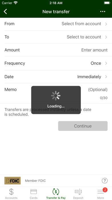 Municipal Bank Mobile Banking Screenshot