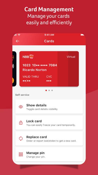 NBB Digital Banking Screenshot