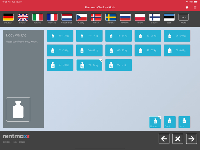 Rentmaxx Check-In Kiosk