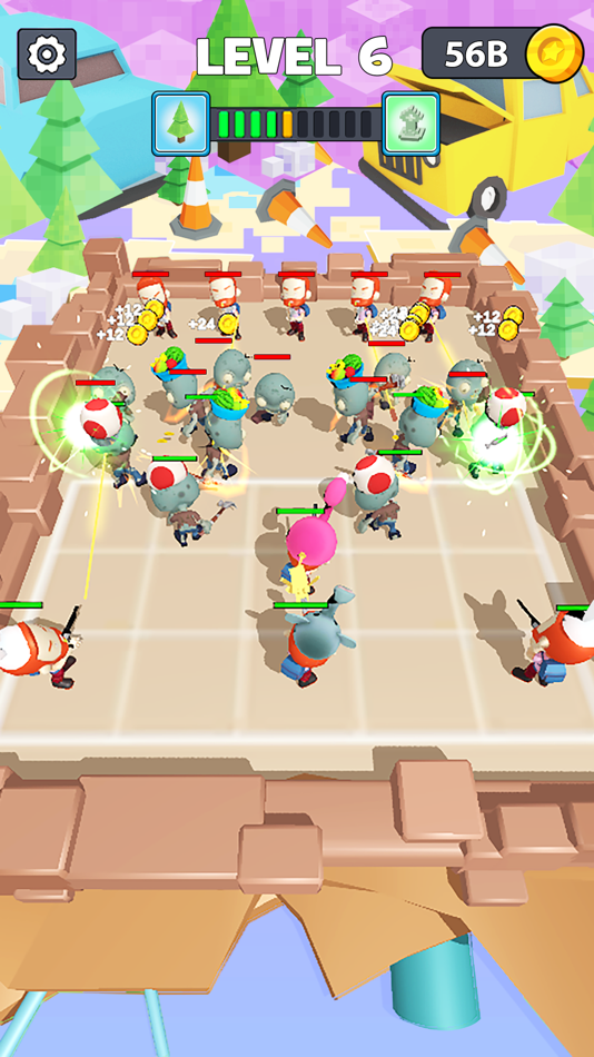 #1. Merge Survival: Zombie Battle (iOS) Ved: beemob