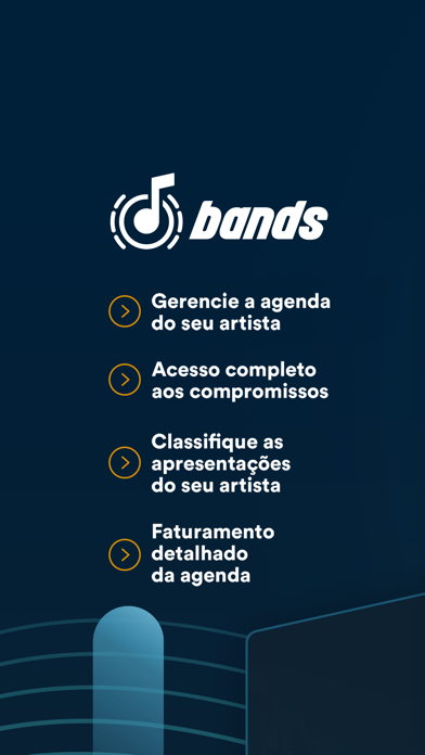 Bands App Screenshot