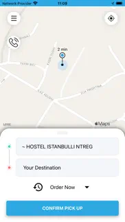 blue taxi iphone screenshot 1