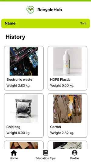 RecycleHub screenshot 1