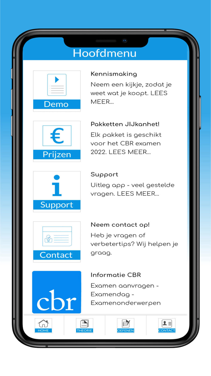 CBR Autotheorie and oefenexamens