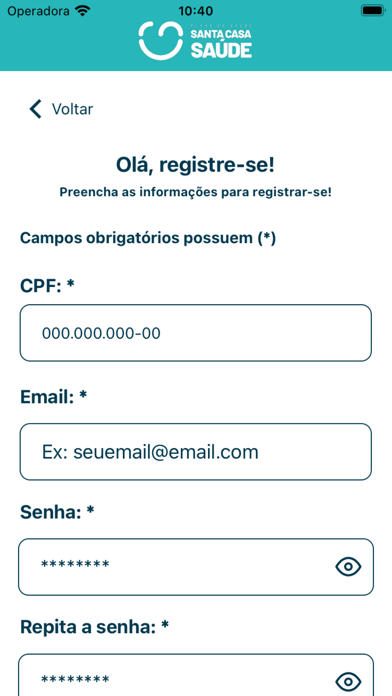 Santa Casa Saúde Campo Grande Screenshot