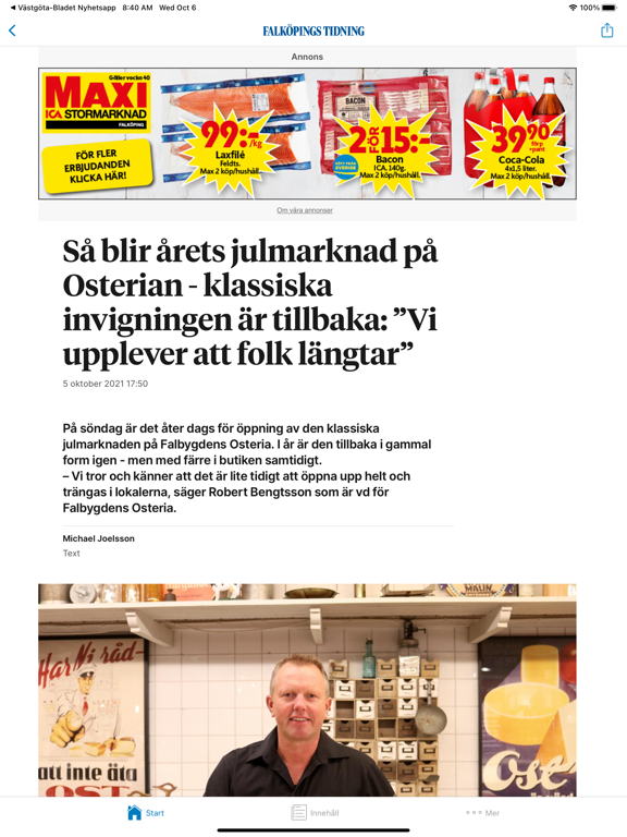 Screenshot #5 pour Falköpings Tidnings Nyhetsapp