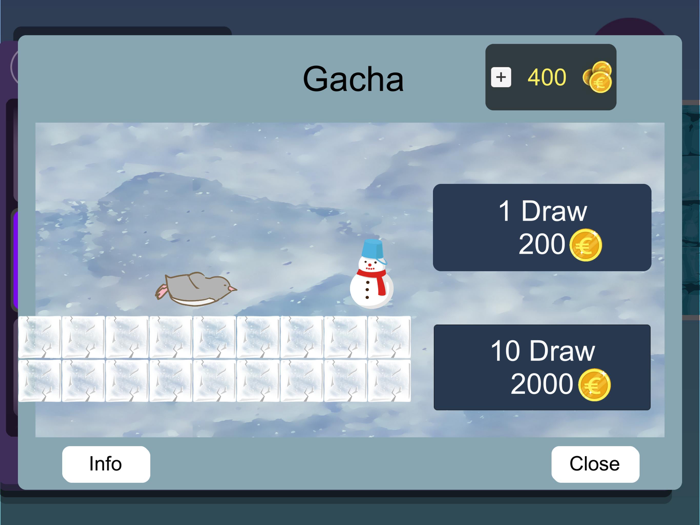 Penguins flying in the sky