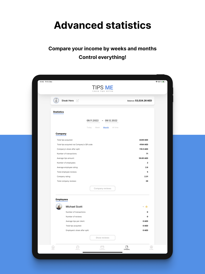 TipsME - leave tips online