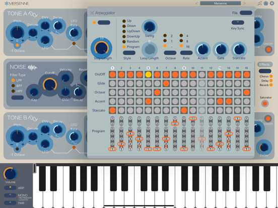 Screenshot #6 pour Mersenne - AUv3 Plug-in Synth