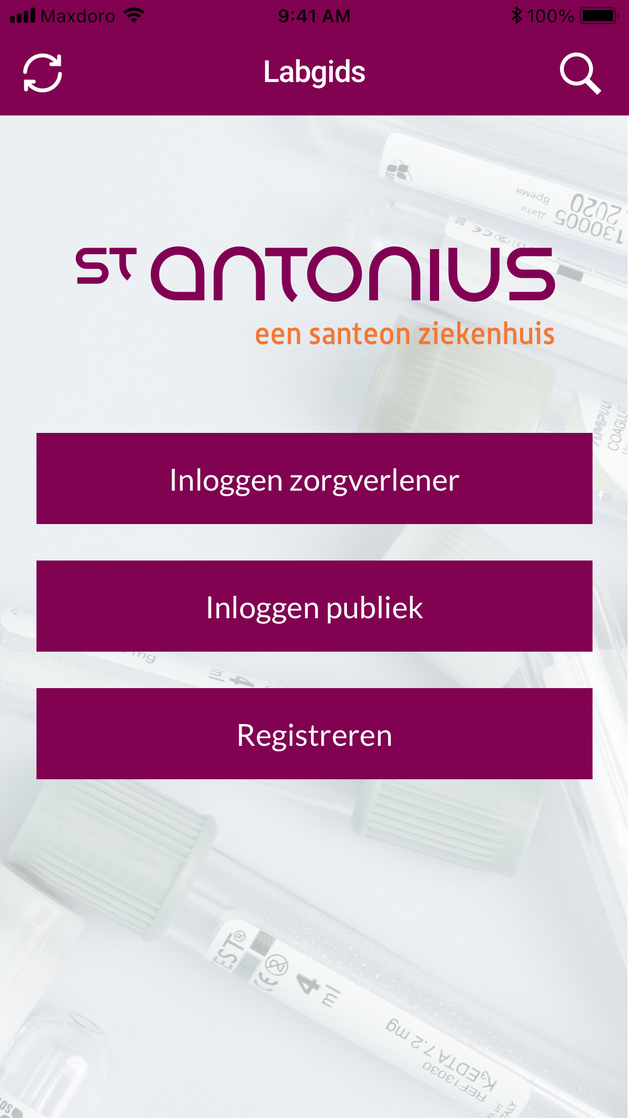 St. Antonius eLabgids